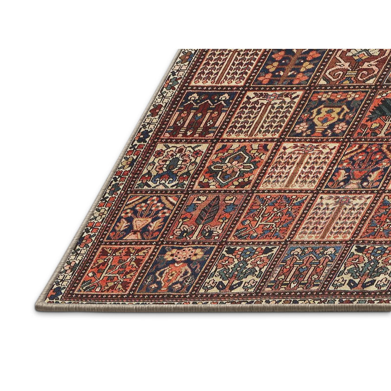 Patchwork Indoor Rug, Rectangle 4' x 6'