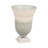 Glass Vase with Aluminum Connector and Stone Base in Glam Style Crafted from Glass Metal and Stone-2122176113