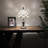 Tiffany Mini Table Lamp White Stained Glass Crystal Beans LED Bulb Included 8"W*8"D*15"H