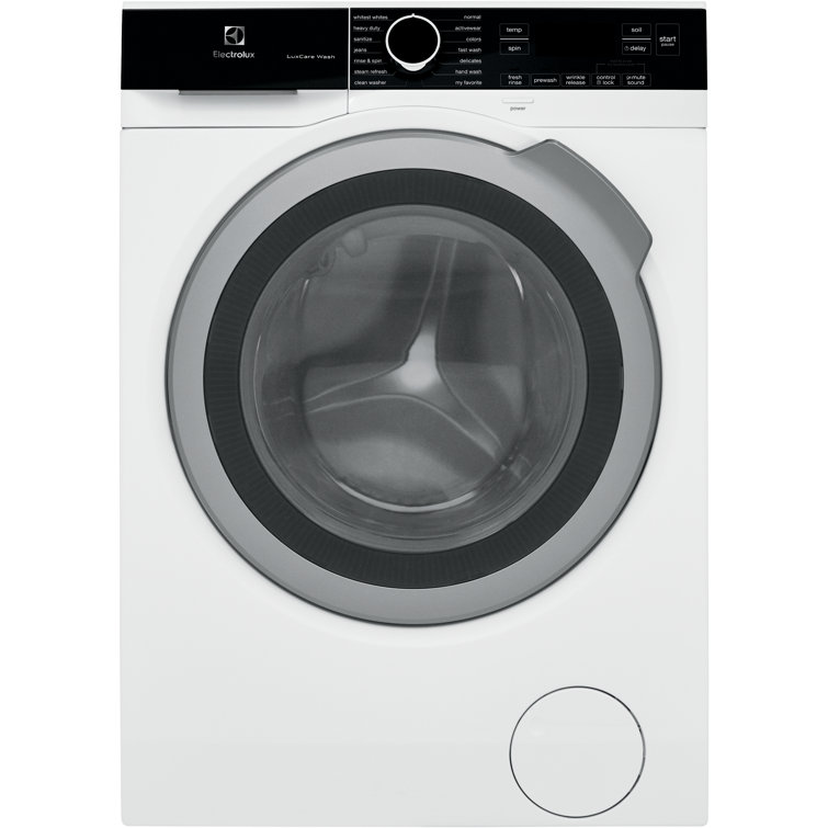 Electrolux 2.4 Cu. Ft. Energy Star High Efficiency Front Load Washer with Steam Wash in White