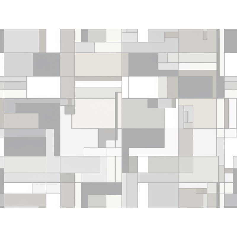 Kryslin Shower Curtain Pattern Bath Mat Bathroom Decor Grey/Silver, 93" H x 70" W