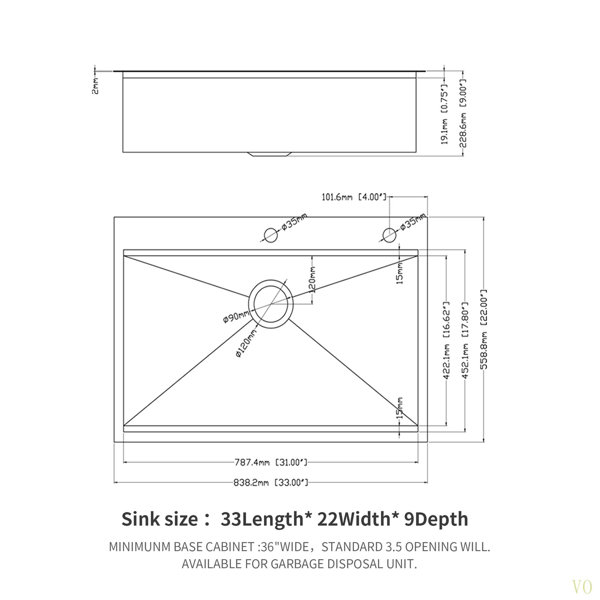 Dimensions du produit
