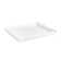 OVE Decors 40" x 36" Rectangle Shower Base Pan, White Acrylic, Hidden Side Drain, Reversible Design