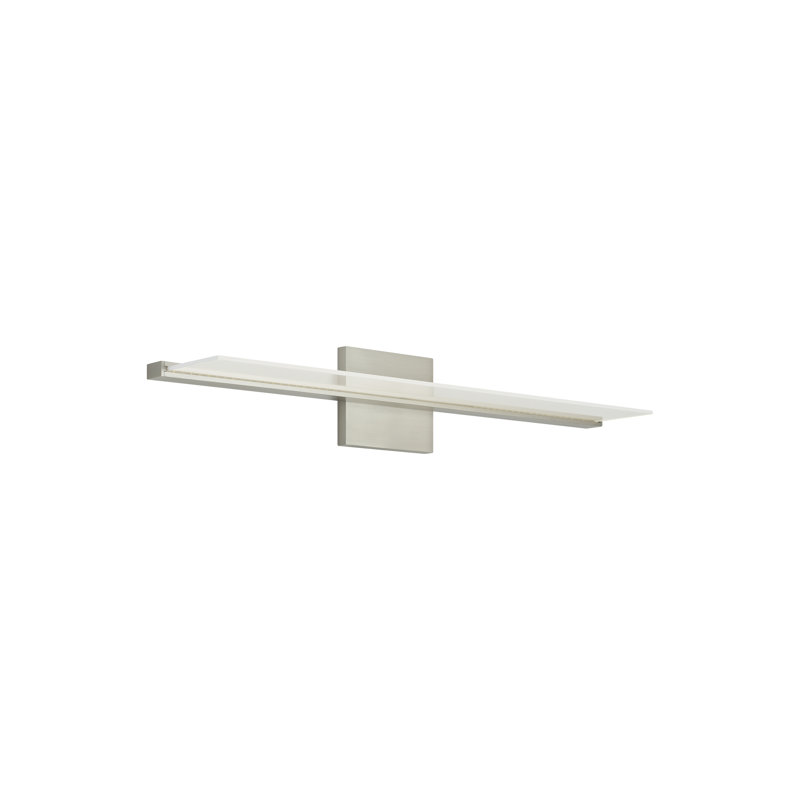Span 1 - Light LED Bath Bar, Satin Nickel direct/indirect, 3000K, 24"