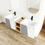 Meuble-lavabo mural 60 po avec lavabo Raika
