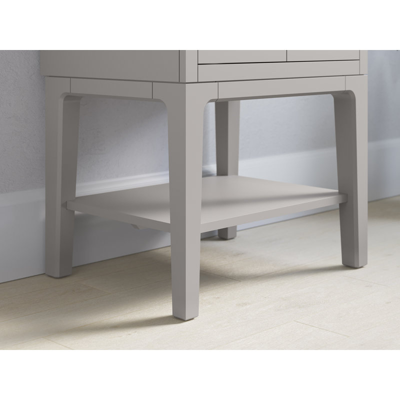 Helst 24-In Bathroom Vanity Set, Mohair Gray