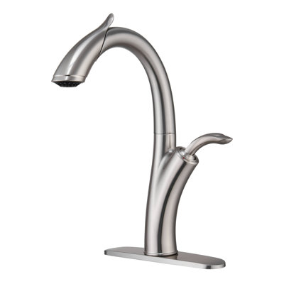 Pull Down Touch Single Handle Kitchen Faucet -  mondawe, MD-D92-BN