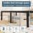 Ionna 16'' Platform Bedframe No Box Spring Needed Eassy Assembly Bed -473303272