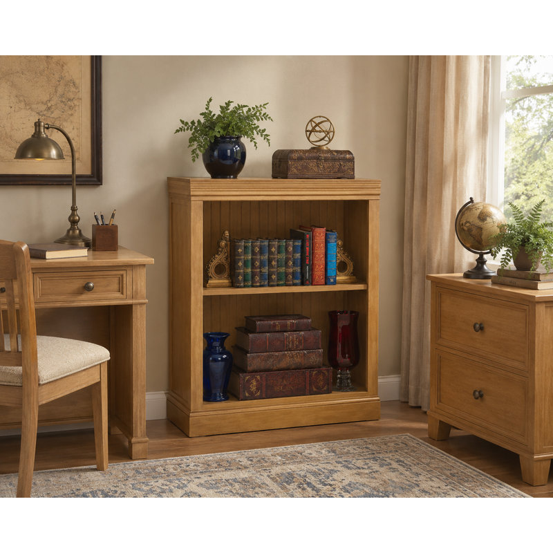 Sherita Bookcase, European Dusty White, (1 Shelf) 36” H x 32” W x 14.25” D