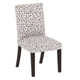Clary Cotton Upholstered Parsons Chair in Beige/Brown