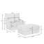 Modern Chaise Lounge Chair With Movable Ottoman And Pillow(Set Of 2)-285160704