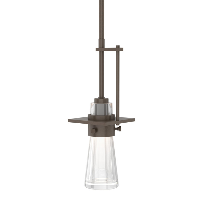 Erlenmeyer Mini Pendant, Bronze, Medium: 14.8" - 59.8"