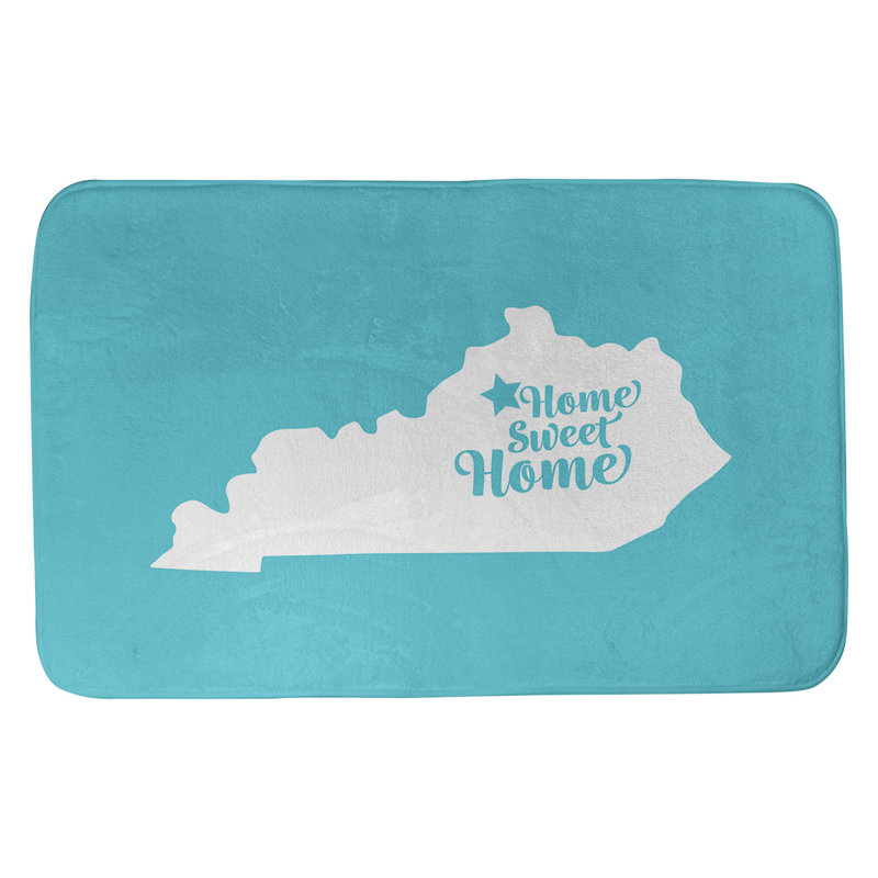 Tapis pour salle de bain frankfort doux, l 21 po x L 34 po, Bleu sarcelle