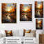 Reproduction d'art sur toile Cesur Birch Woods Autumn Sonata I-718103012-718103015