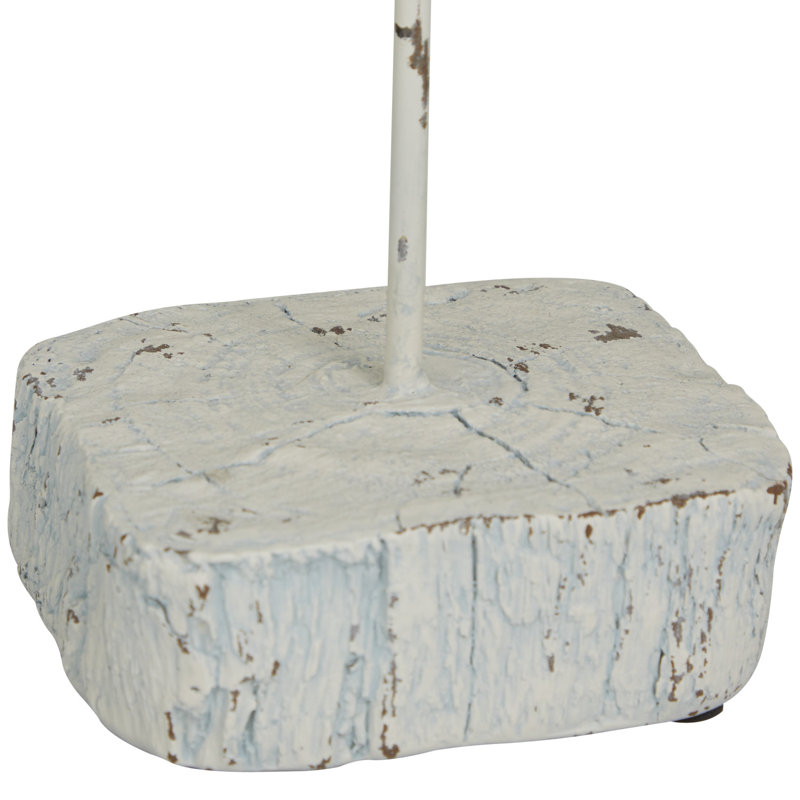 Natural White Polystone Bird Decorative Sculpture Set