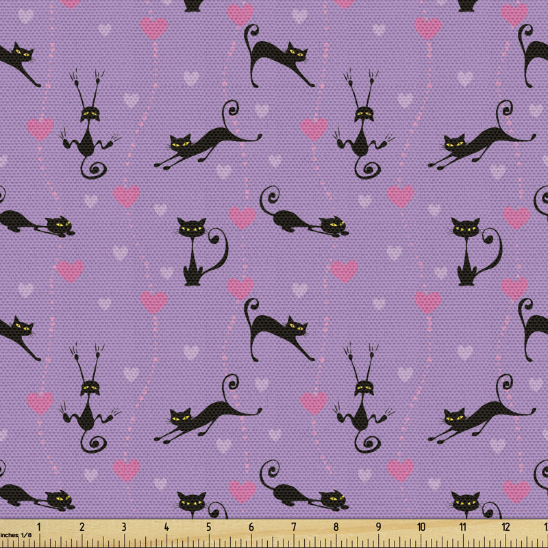 Tissu mauve Ambesonne, l 36 po x L 58 po