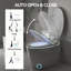 Toilette intelligente unique, toilette une pièce avec bidet intégré, siège d'auto ouverture / fermeture de toilette intelligent. Toilette bidet avec sécheuse et eau chaude. Blanc-129934121