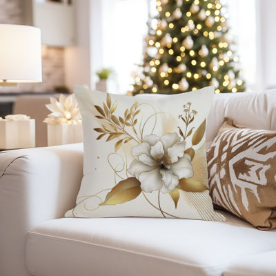 Botanical Autumn Floral I Botanicals Pillow Cover
