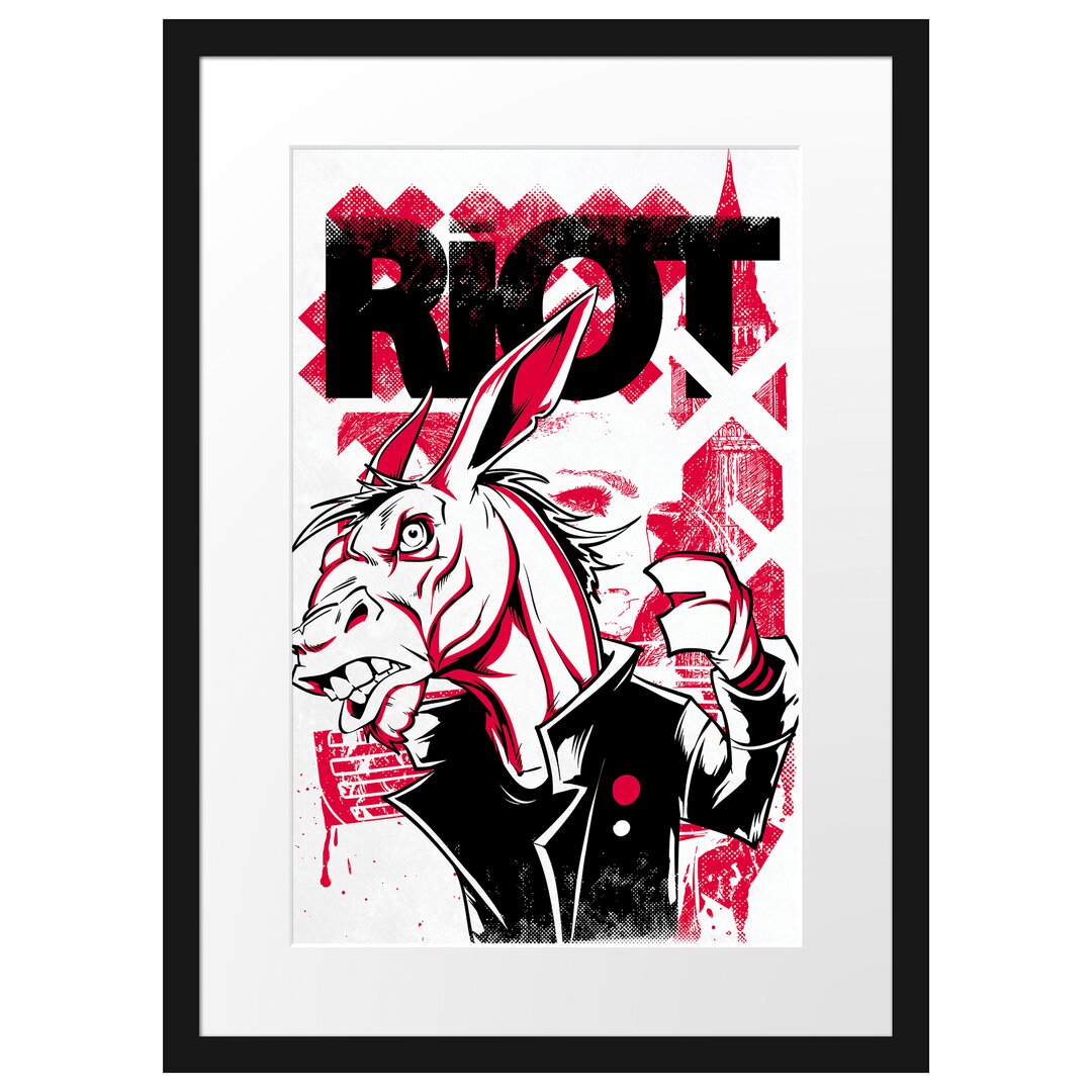 Gerahmtes Poster Riot Light