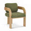 Chaise rembourrée avec pieds en bois-1397226038-1397226039
