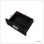 Bureau à cheveux simple noir moderne, rangement multicouche, grand espace de rangement-1927713023