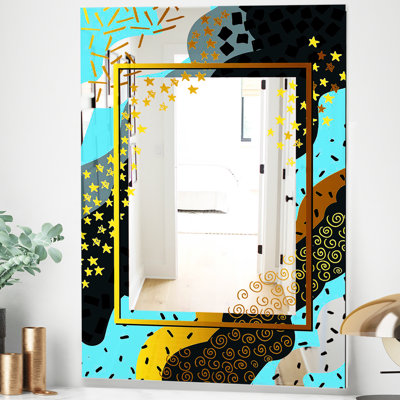 Miroir de coiffeuse moderne et ludique