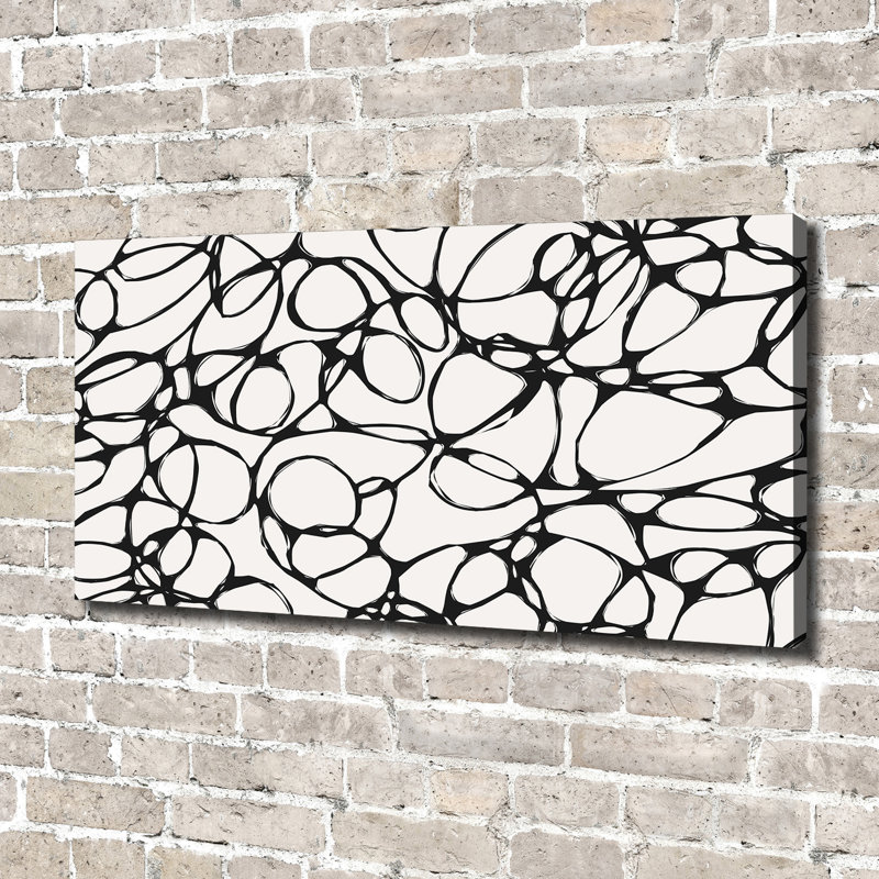 Chaotic Circles - Wrapped Canvas Print
