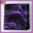 Flowing Purple Texture Quilted Bedspread All Sizes-126077874