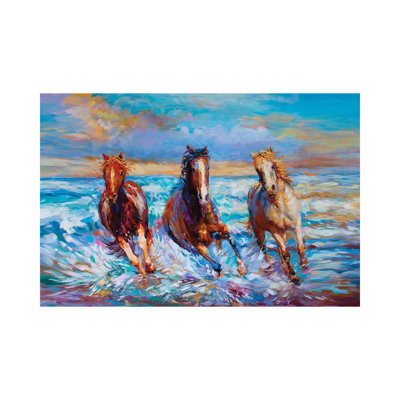 Beauty, Spirit & Freedom by Leon Devenice - Wrapped Canvas Gallery-Wrapped Canvas Giclée