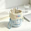 Trousse à crayons cylindrique pliable grande capacité-1443920149