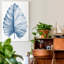 Reproduction d’art sur toile tendue « Indigo tropical Leaves III »-193286836