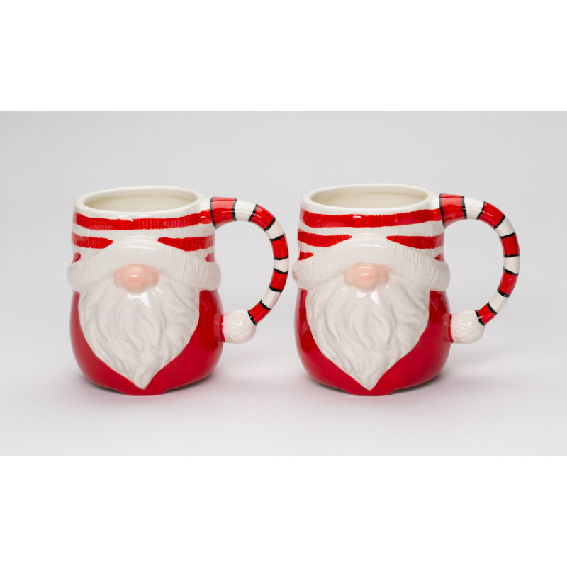 Tasse Gnome Santa, Ensemble de 2