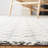 Karaline Hand Woven Wool And Cotton With Latex Geometric Rug-1190329986