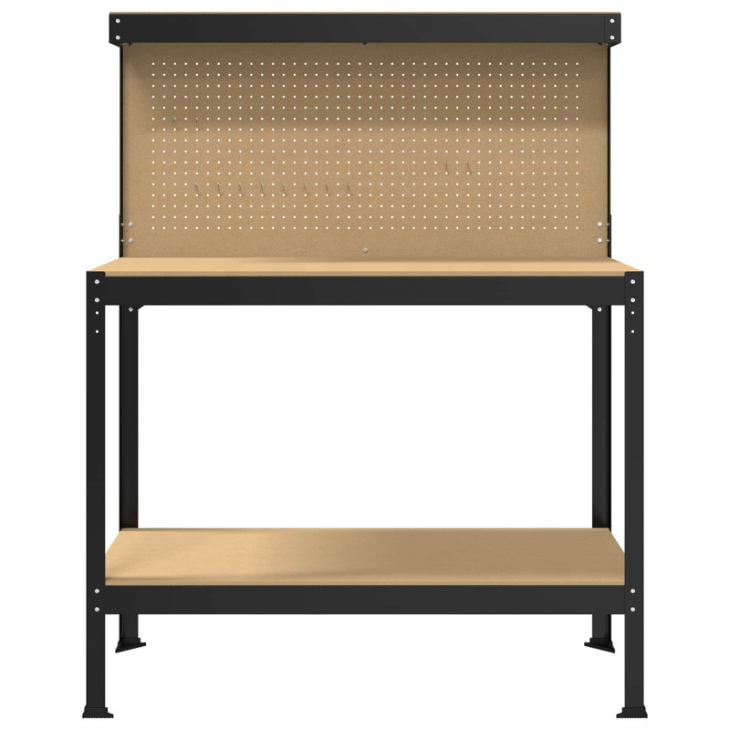Engineered Wood Top Workbench, 145cm H x 114cm W x 54cm D