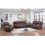 Fauteuil inclinable manuel standard en similicuir Wakita-1316134941