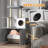 Cat Tree with Litter Box Enclosure
