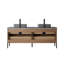 Ensemble de meuble-lavabo double 72 "