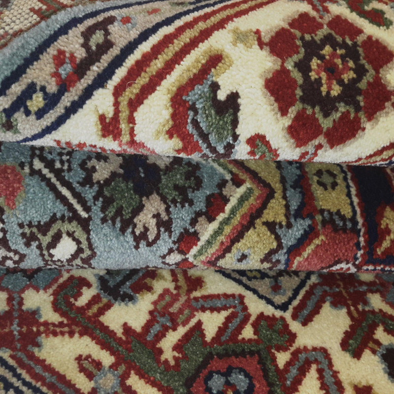 Caeley Oriental Area Rug in Blue