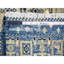 Tapis de couloir bleu en laine noué à la main 2 pi 6 po x 9 pi 8 po Figurines Kashkuli