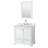 Deborah 36'' Single Bathroom Vanity with Marble Top-23113215-97691539