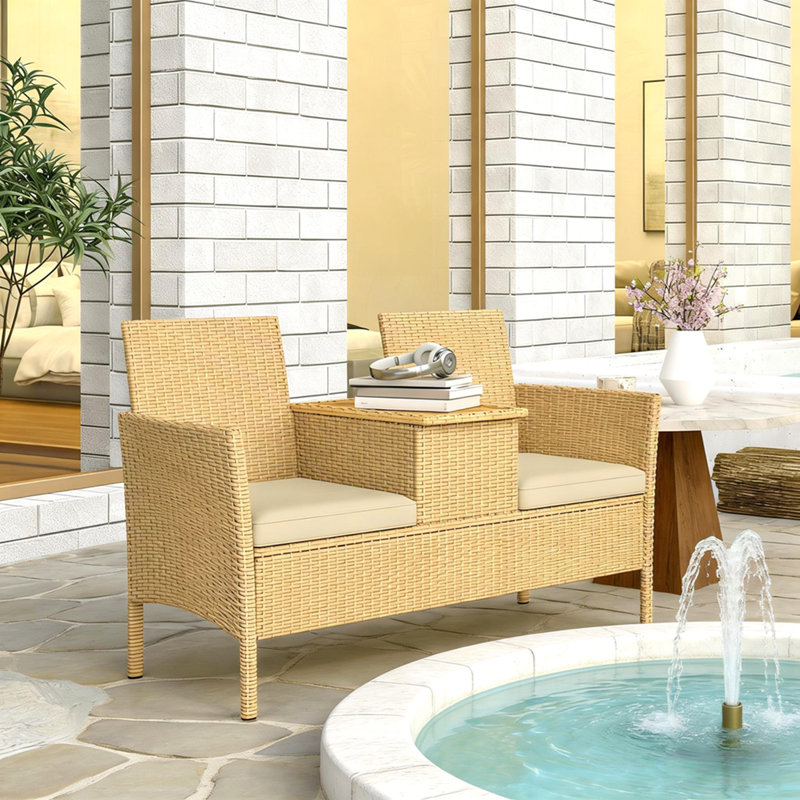 Patio Loveseat,Outdoor Patio Sofa