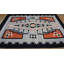 Antique Mexico Geometric Flat Weave Rug
