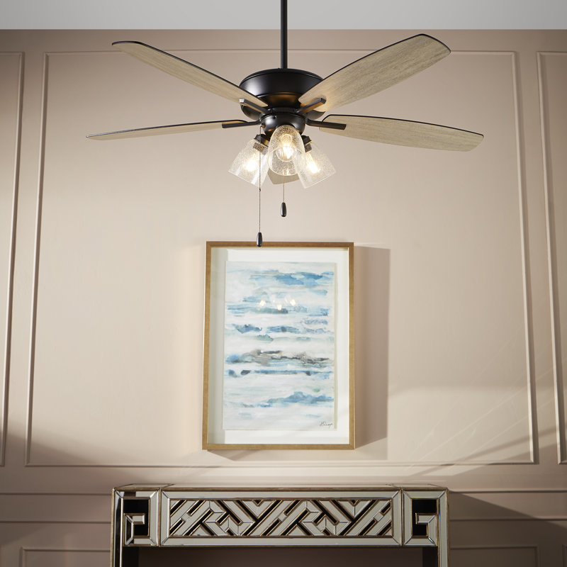 Evangeline 52'' Ceiling Fan with LED Lights
