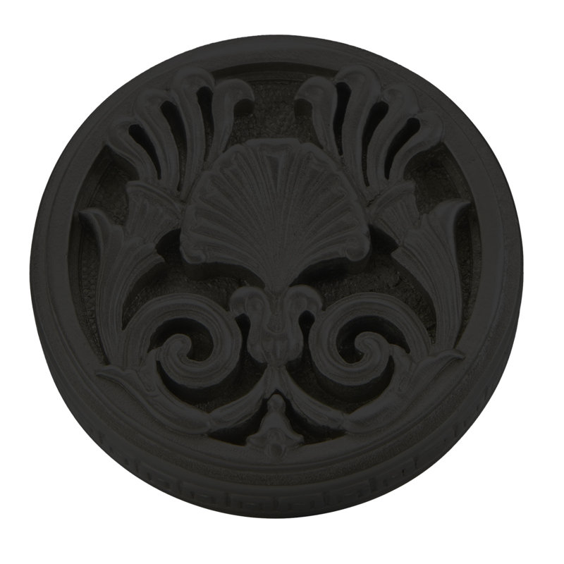 edgar berebi hamilton knob in matte black plate