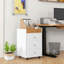 Armoire de bureau sur roulettes avec 3 tiroirs et plateau amovible-909842835