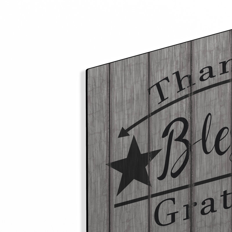 «Blessed Thankful Grateful» par Linda Spivey, H 12 po x l 16 po