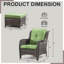 Ensemble de conversation en osier pour 4 personnes avec coussins et repose-pieds-1113478749