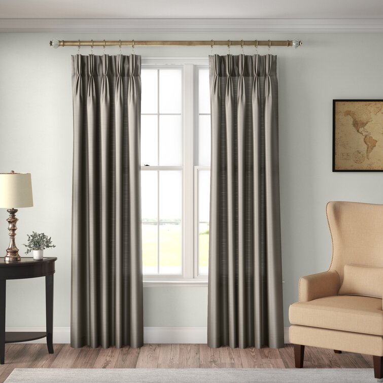 Mansour Solid Room Darkening Single Curtain Panel