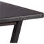 Table-télé portative pliable portable avec support de rangement, modèle peu encombrant, noir, paquet de 4
