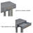 Artsy Extra Long Console Table,Entryway Table with Three Drawers-1282972439